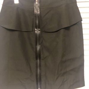 Olive and Oak black peplum skirt.
